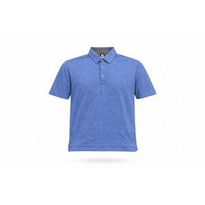 FootJoy Men’s Performance Golf Polo Shirt Blue Heather Short Sleeve Size M